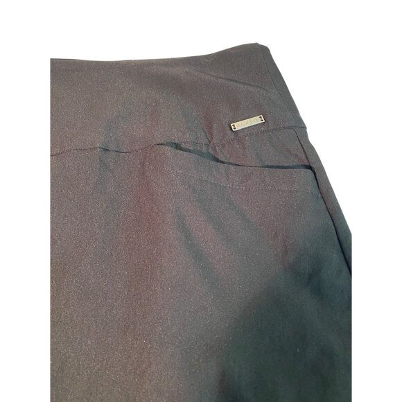 S.C.&Co. Womens Black Skort XL Rayon/Nylon/Spandex Blend - Picture 7 of 9